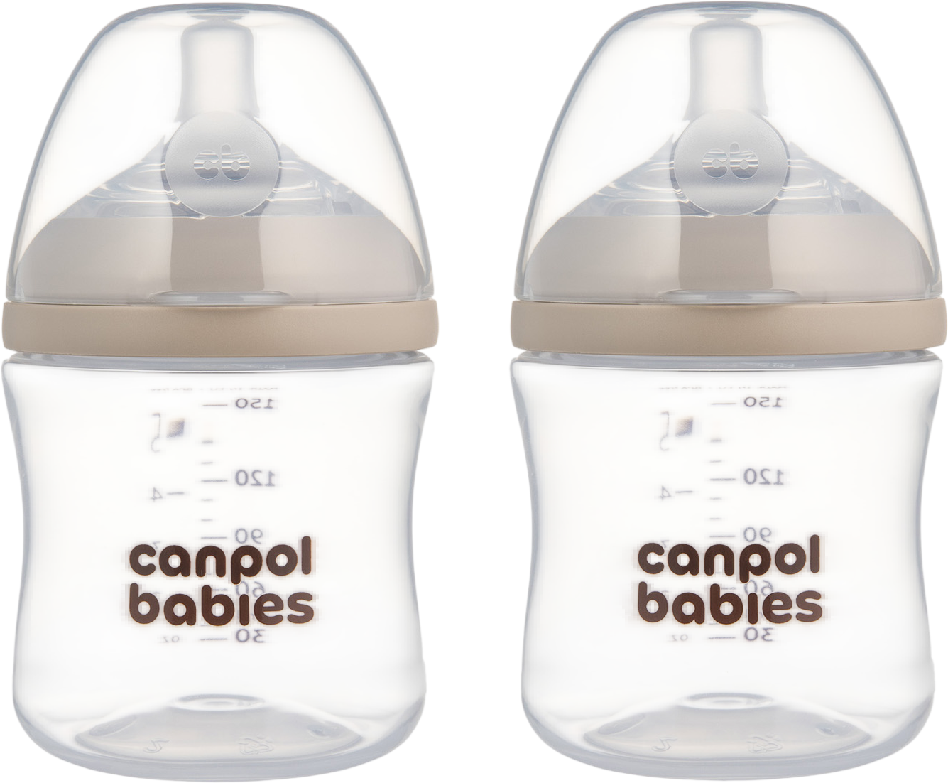 Canpol babies Set lahví Natural Shape 2 x 150 ml