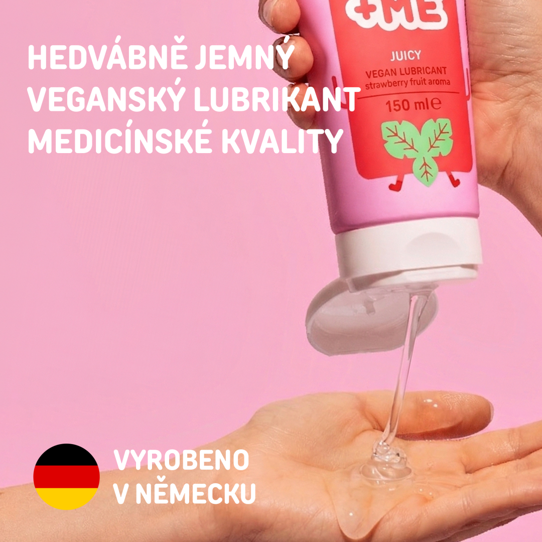 You Me Strawberry lubrikant se šťavnatým jahodovým aroma 150 ml