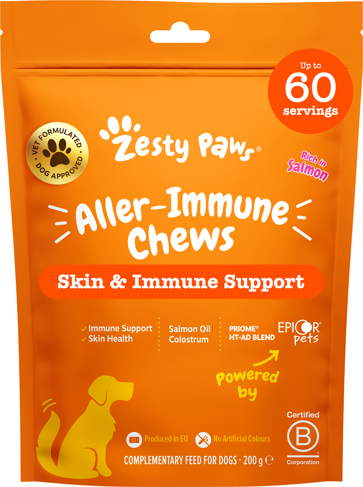 Zesty Paws Allergy & Immune Chews 60 tablet