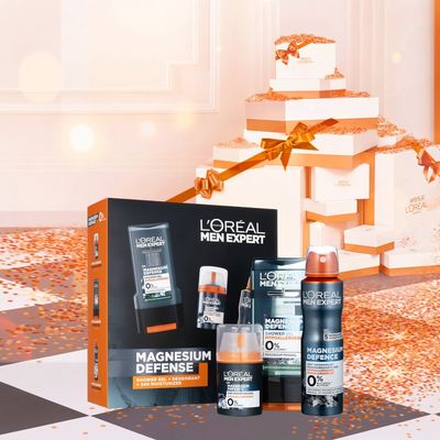 L'Oréal Paris Men Expert Magnesium Defense dárková sada pro muže 3 ks