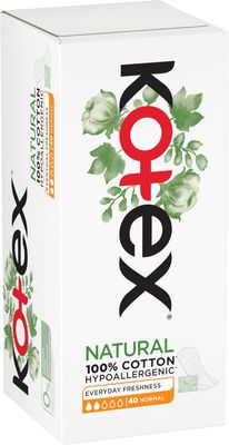 Kotex® ® Liners Natural Normal 40 ks