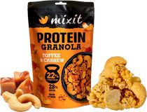 Mixit Proteinová granola z pece - Toffee & kešu 350 g
