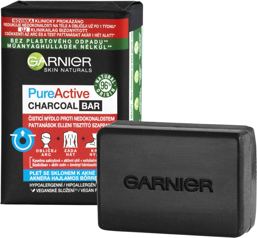 Garnier Pure Active Čisticí mýdlo proti nedokonalostem 100 ml