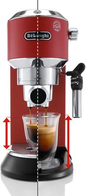 DeLonghi Dedica EC 685.R pákový kávovar červený