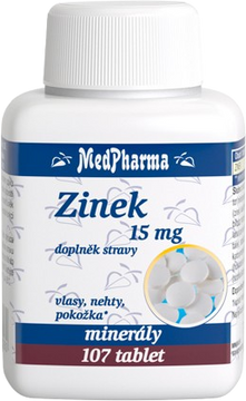 MedPharma Zinek 15 mg 107 tablet