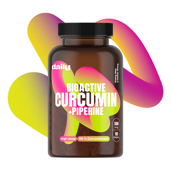 Bioactive Curcumin + Piperine 250 ml 90 kapslí