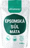 Allnature Epsomská sůl Máta 1000 g