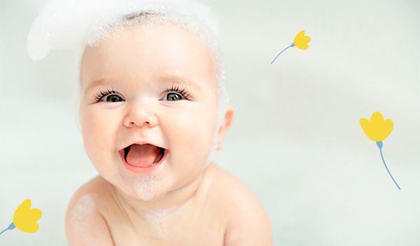Klorane Bébé, sprchový gel, od narození, s výtažkem z měsíčku, šetrný,