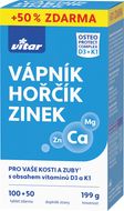 Vitar Vápník+hořčík+zinek+vitamín D3+K1 150 tablet