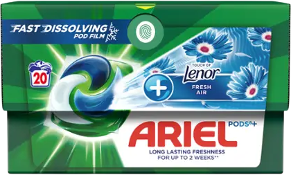 Ariel All-in-1 PODS + Touch of Lenor Fresh Air 20 PD