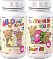Clinical ABCD Multi Gummies + Vitamin D3 400 I.U. Gummies 2 x 60 ks