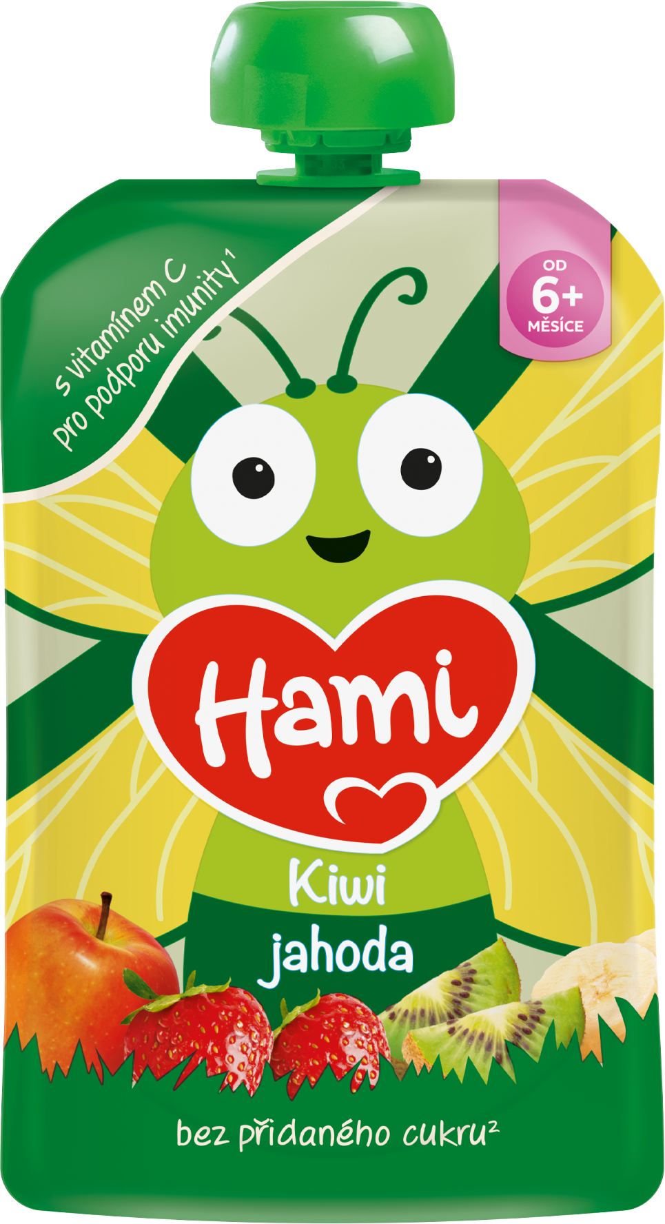 Hami Příkrm kapsička Kiwi a jahoda 100 g