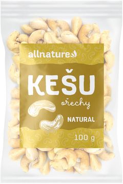 Allnature Kešu jádra natural 100 g