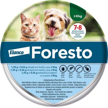 Foresto Obojek pro kočky a malé psy do 8 kg 38 cm