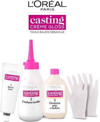 L'Oréal Paris Barva na vlasy Casting Crème Gloss Odstín: 412 Ledové kakao