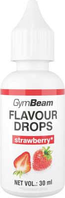 GymBeam Flavor Drops strawberry 30 ml