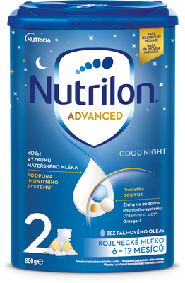 Nutrilon Advanced 2 Good Night pokračovací kojenecké mléka 6 x 800 g
