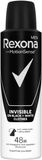 Rexona Men Invisible Black&White Antiperspirant sprej 150 ml