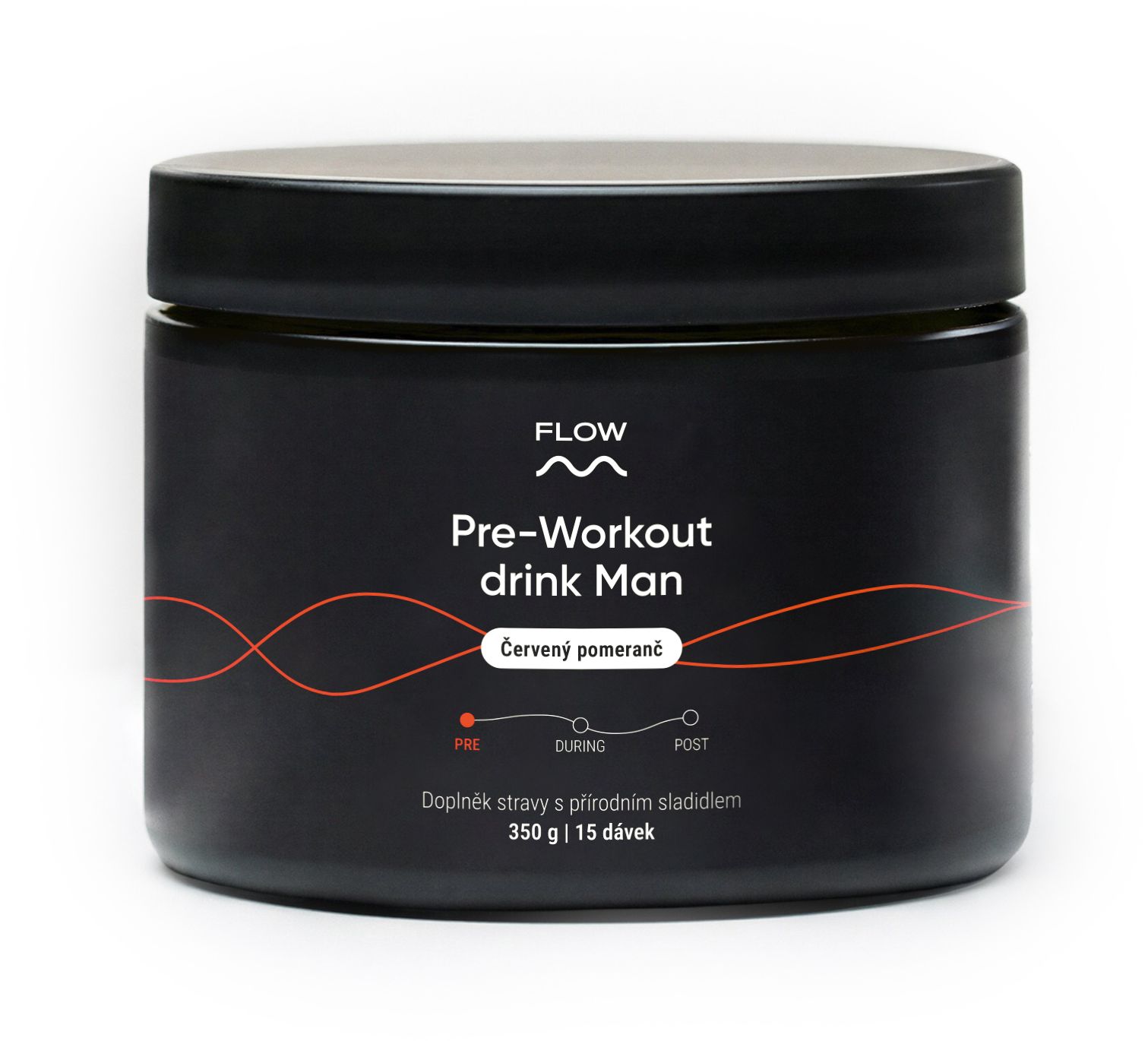 Flow Preworkout Man (červený pomeranč)