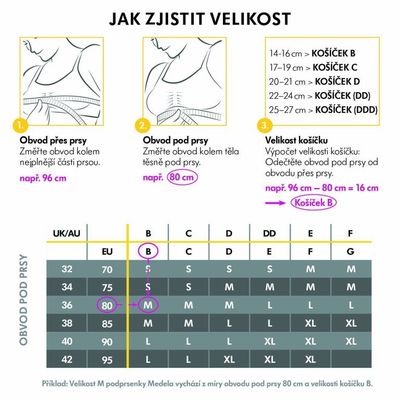 Medela Noční těhotenská a kojicí podprsenka Keep Cool™, bílá S