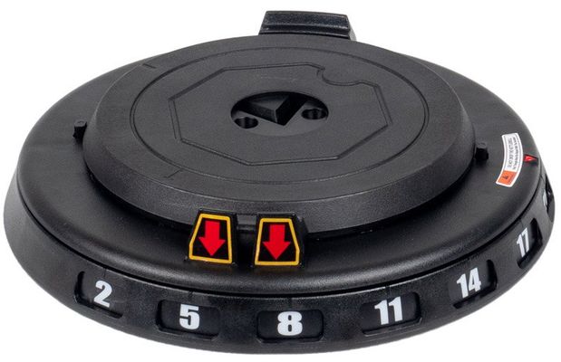 Acra Kettlebell nové generace 7v1 - nastavitelný, 2-20kg