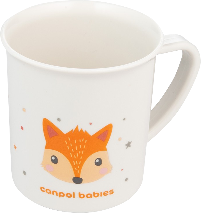 Canpol babies Plastový hrníček CUTE ANIMALS - liška 170 ml