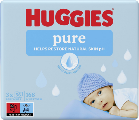 Huggies® Pure Triplo 3 x 56 ks