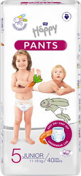Bella Baby Happy Pants Junior 11-18 kg 40 ks