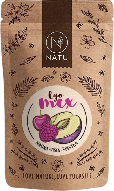 Natu Lyo mix malina a višeň 35 g