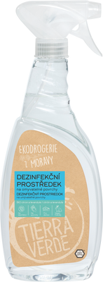 Tierra Verde Dezinfekční prostředek na omyvatelné povrchy s citronovou a levandulovou silicí 750 ml