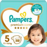 Pampers Premium Care plenky vel. 5, 11-16 kg, 88 ks