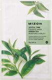 Mizon Joyful Time Essence Mask Green Tea Plátýnková maska s hydratačním a revitalizačním účinkem 23 g