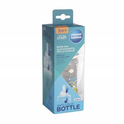 Canpol babies Lahev se širokým hrdlem Bonjour Paris 240 ml