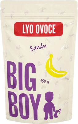 Big Boy Banán plátky lyofilizované Eko varianta 150 g