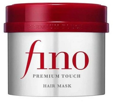 Shiseido prémiová regenerační maska na vlasy 230g a Shiseido Fino Premium Touch Shampoo 550ml