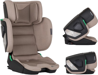 Petite&Mars Autosedačka Flex Pro i-Size Tan Brown Air 100-150 cm (15-36 kg)