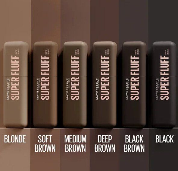 Maybelline New York Superfluff gel na obočí 262 Black Brown, 5 ml