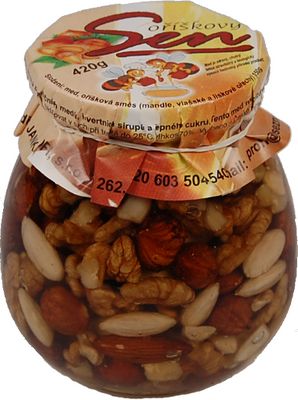 Jankar Profi Med s oříškovou směsí 350 g