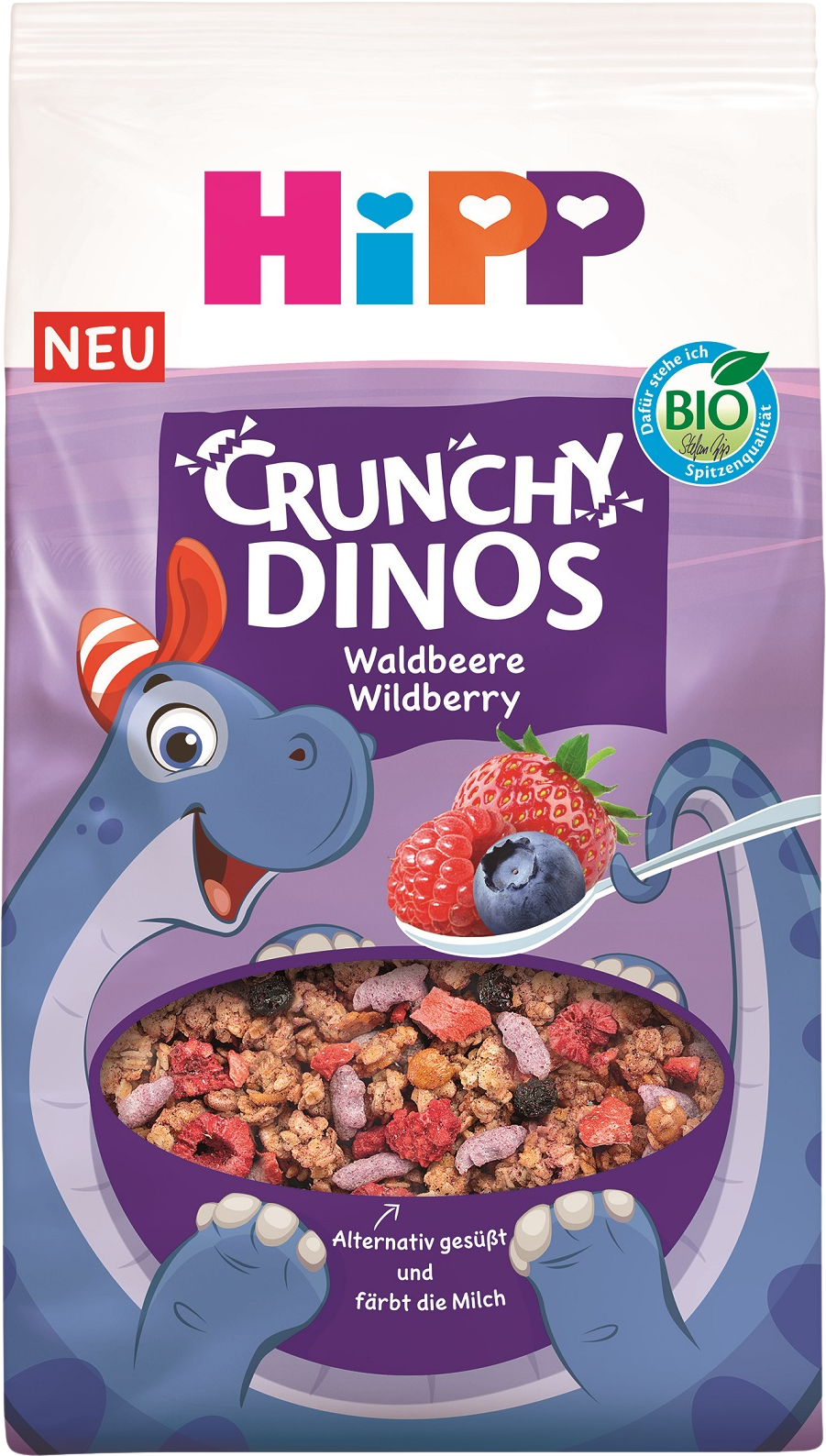 HiPP BIO křupavé DINO müsli Ovoce od 3 let 300 g