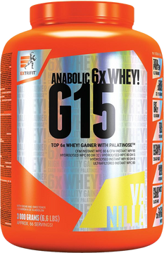 Extrifit G 15 Anabolic Gainer vanilka 3000 g