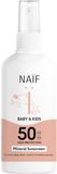 NAÏF Ochranný sprej na opalování SPF50 pro děti a miminka 100 ml