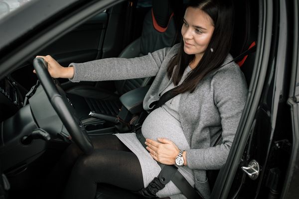 Zopa Těhotenský pás do auta Mummy belt black