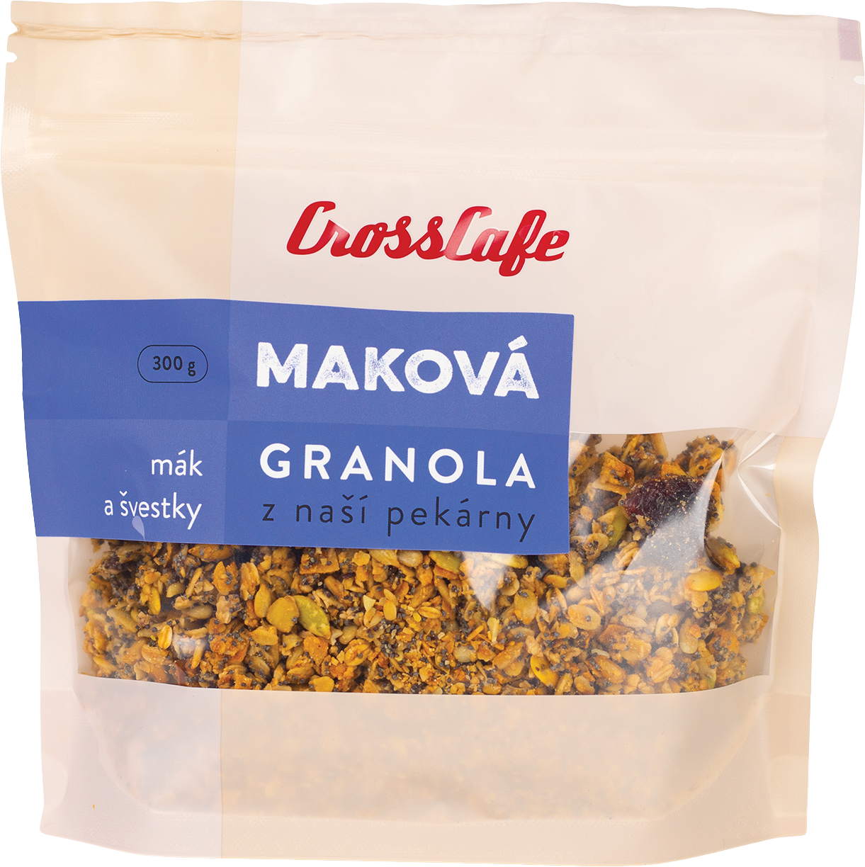 CrossCafe Granola maková 300 g