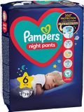 Pampers Night Pants Kalhotkové plenky vel. 6, 15+ kg, 19 ks