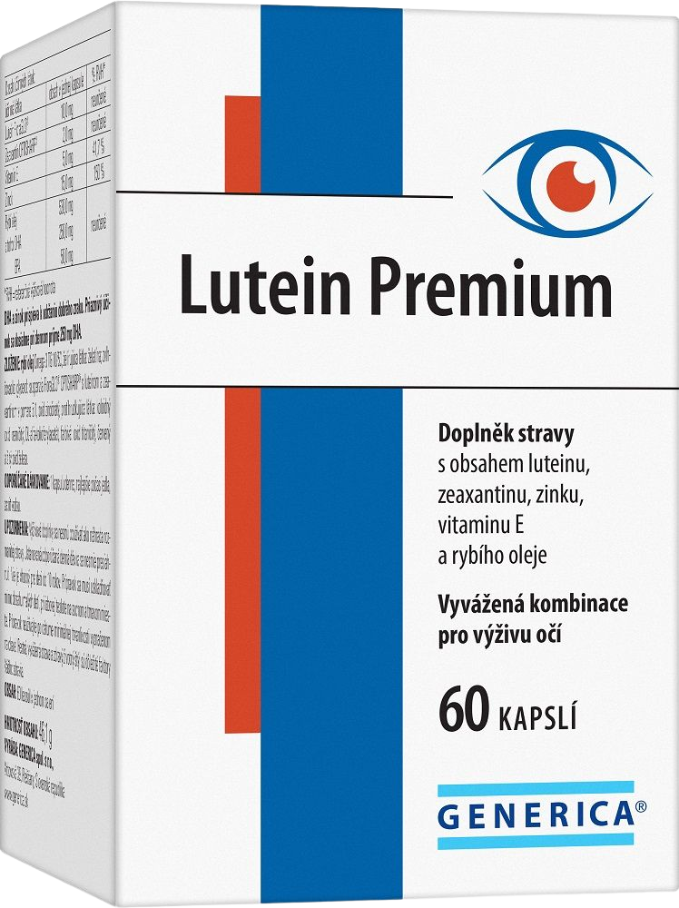 Generica Lutein Premium 60 kapslí
