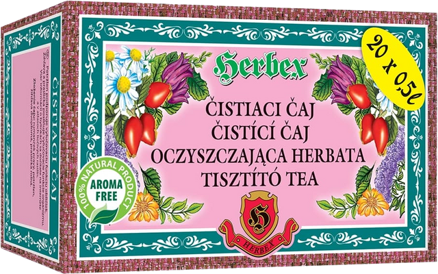 Herbex Čaj čistící (ledvinový) sáčky 20 x 3 g