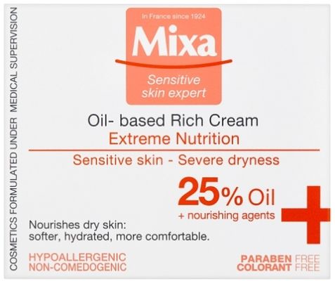 Mixa Extreme Nutrition gazdagon hidratáló krém ligetszépe olajjal 50 ml