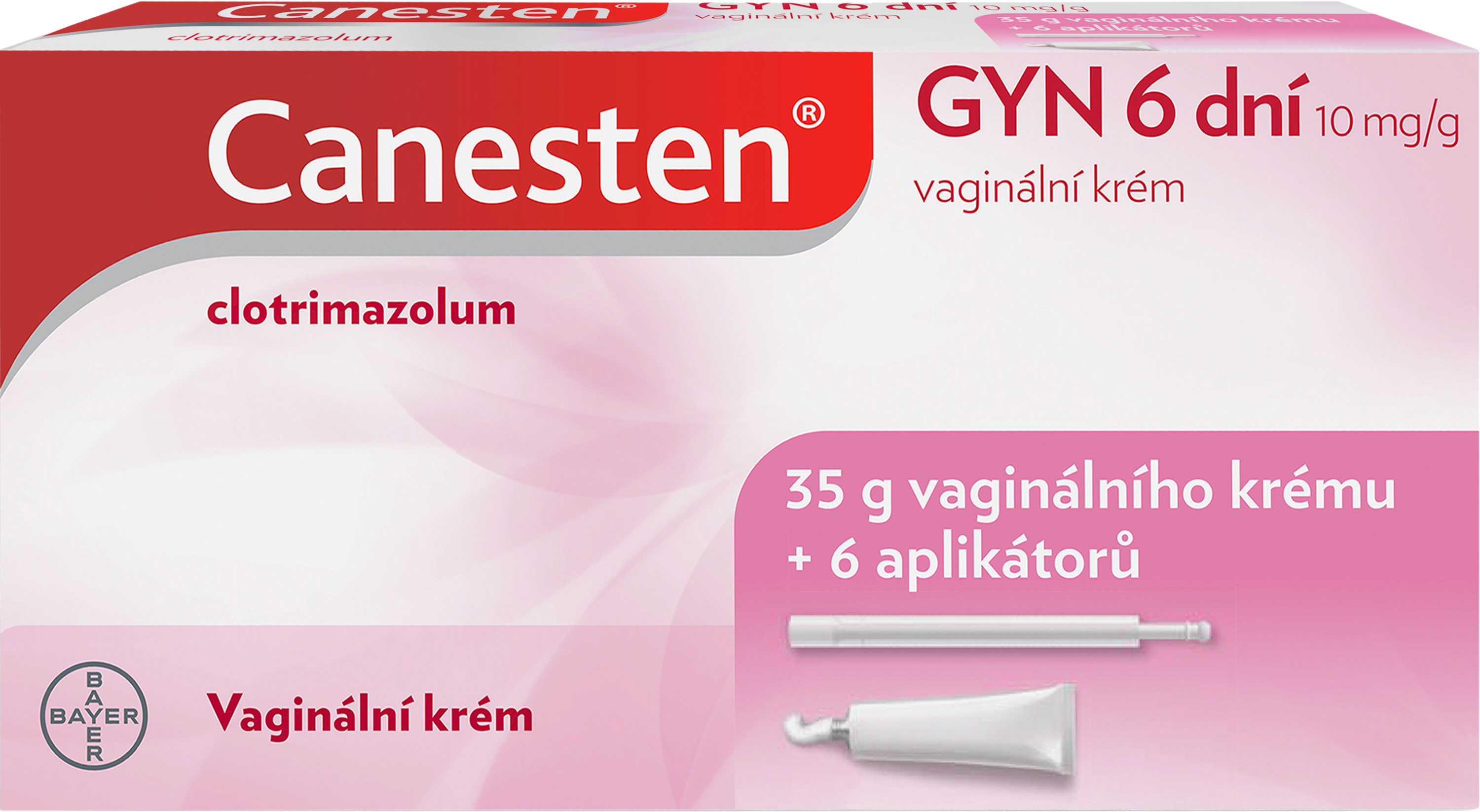Canesten GYN 6 dní, vaginální krém 35 g