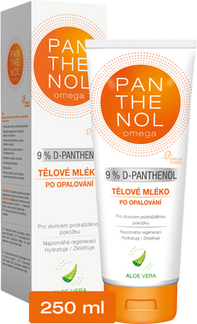 Panthenol Omega tělové mléko aloe vera 9% 250 ml