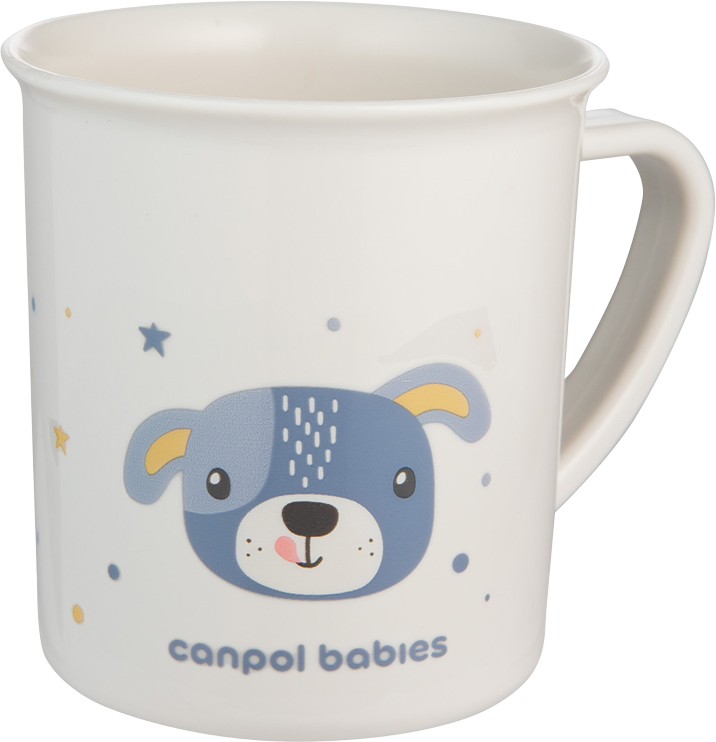 Canpol babies Plastový hrníček CUTE ANIMALS - pejsek 170 ml